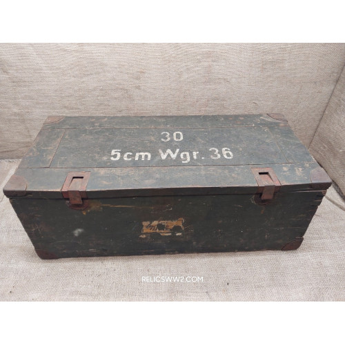 I.Gr.W36 wooden box for sale granatwerfer german mortar 5 cm